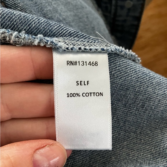 VICI layered two tone patchwork denim jacket - Picture 11 of 12